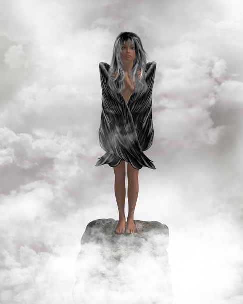Ангел в облаках
 - Фото, изображение