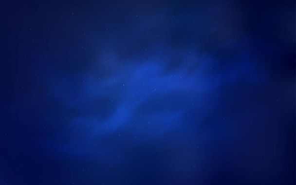 Patrón vectorial azul claro con estrellas del cielo nocturno
. - Vector, imagen