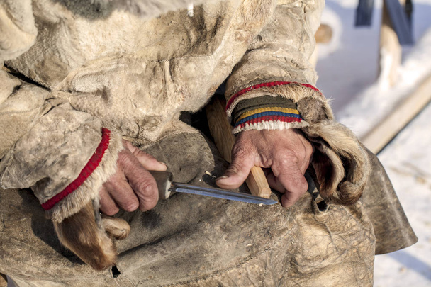I residenti dell'estremo nord, piccolo popolo di Yamal, un uomo fa w
 - Foto, immagini