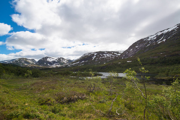 bela paisagem vista da natureza da Noruega
   - Foto, Imagem