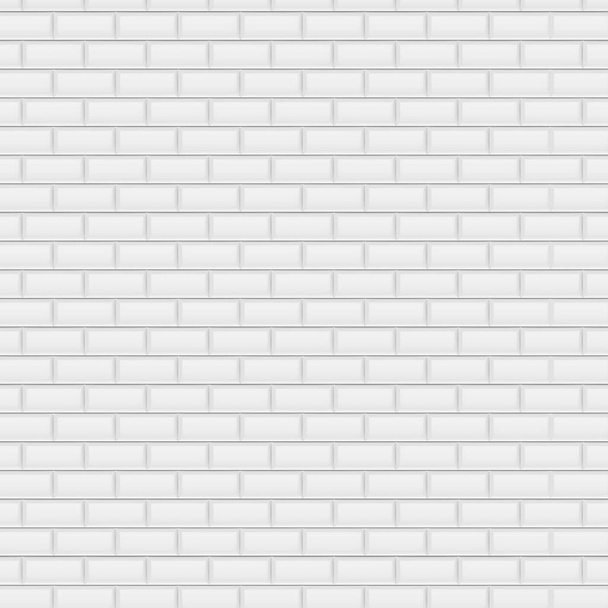 White Brick Background - Vector, Image