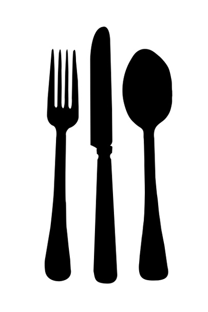 Cuchara de tenedor de cuchillo de comedor
 - Foto, imagen
