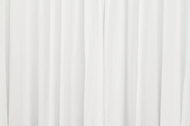 White curtain background. Abstract of drape backdrop. - Photo, Image