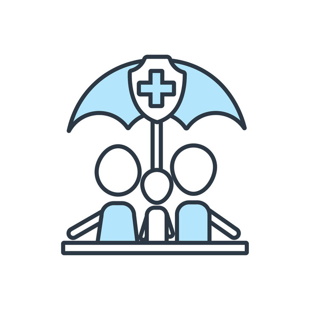 Icono de seguro médico
 - Vector, Imagen