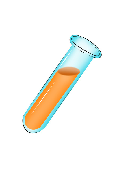 Reagenzglas medizinische Wissenschaft Illustration - Foto, Bild