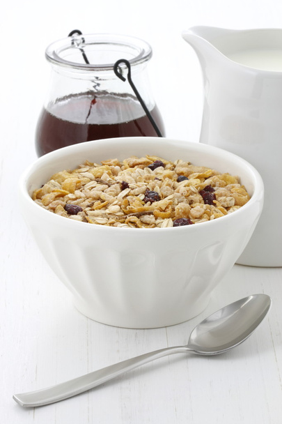 Delicious and healthy muesli cereal - Fotografie, Obrázek