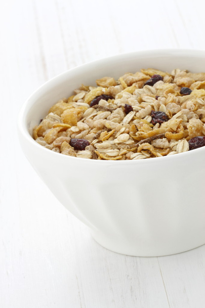 Delicioso y saludable cereal muesli
 - Foto, imagen