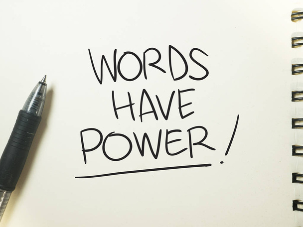 Words Have Power, Motivational Words Quotes Concept - Foto, Bild