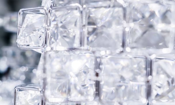 Diamantes e cristais, fundo texturizado de luxo
 - Foto, Imagem