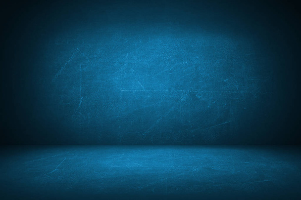 темно-синий фон гранж студии
 - Фото, изображение