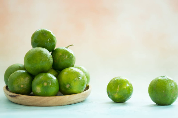 Тайська вапна фрукти зеленого лимон - Фото, зображення