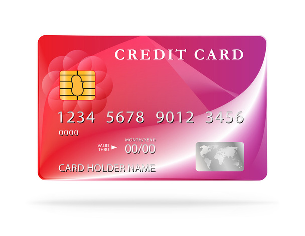 Credit card design template - Vecteur, image