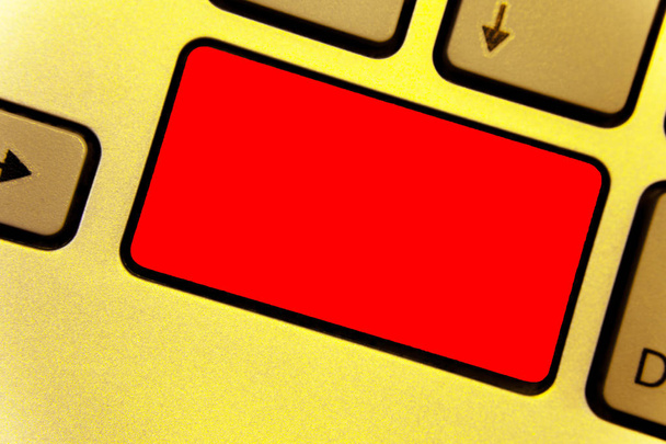 Návrh obchodní prázdný kopie prostoru text pro Ad webové stránky povýšení samostatný Banner šablony klávesnice červený klíč záměr vytvořit počítač computing odraz dokument - Fotografie, Obrázek