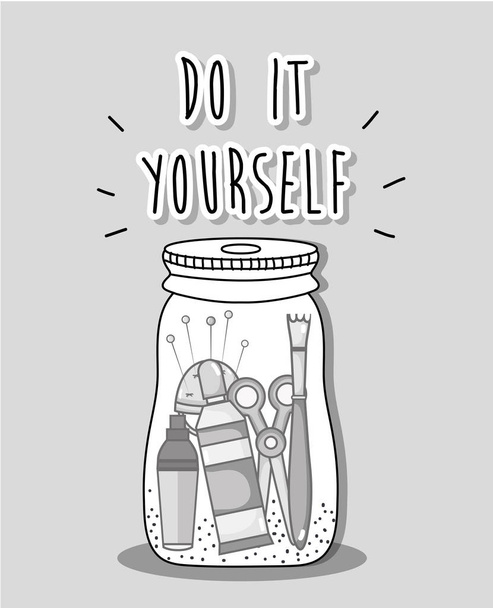 Do it yourself crafts concept - Vector, Image