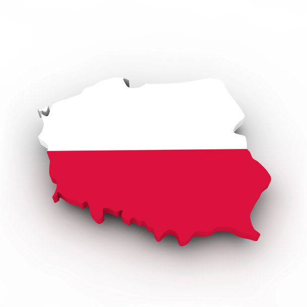 Πολωνία Χάρτης - Φωτογραφία, εικόνα