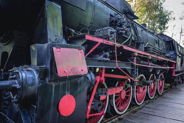 staré železniční lokomotiva - Fotografie, Obrázek
