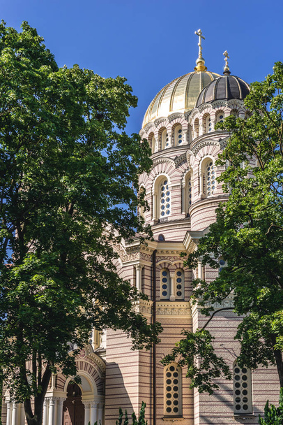 Catedral ortodoxa en Riga
 - Foto, Imagen