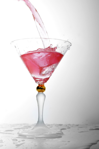 Liquid in cocktail glass - Φωτογραφία, εικόνα