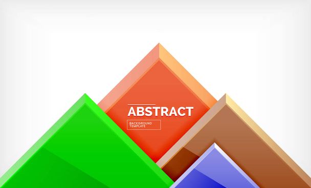 Fondo abstracto geométrico, diseño cuadrado moderno
 - Vector, imagen