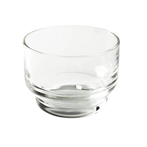 Copos vazios de vidro de água isolados no fundo branco, coleção de óculos de cocktail
. - Foto, Imagem