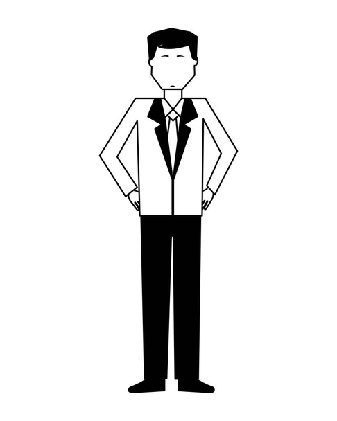 homme d'affaires personnage avatar élégant
 - Vecteur, image