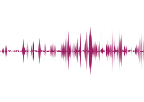 vonal soundwave absztrakt háttér - Vektor, kép