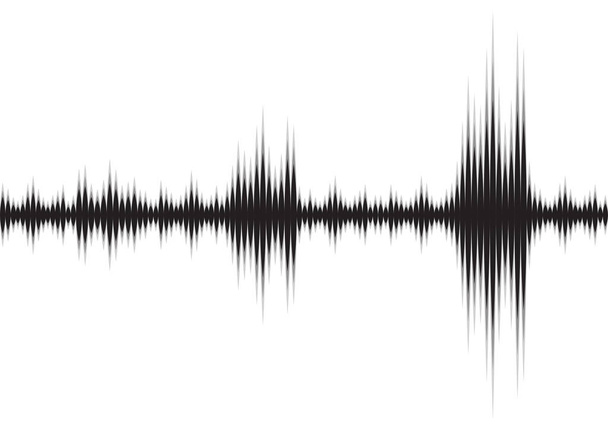 lijn soundwave abstracte achtergrond - Vector, afbeelding