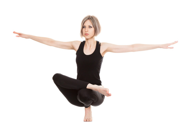 Woman doing yoga - Foto, imagen