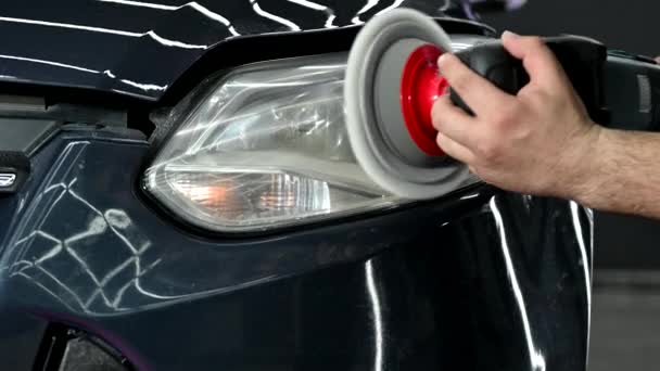 car polishing shop tool glance - Footage, Video