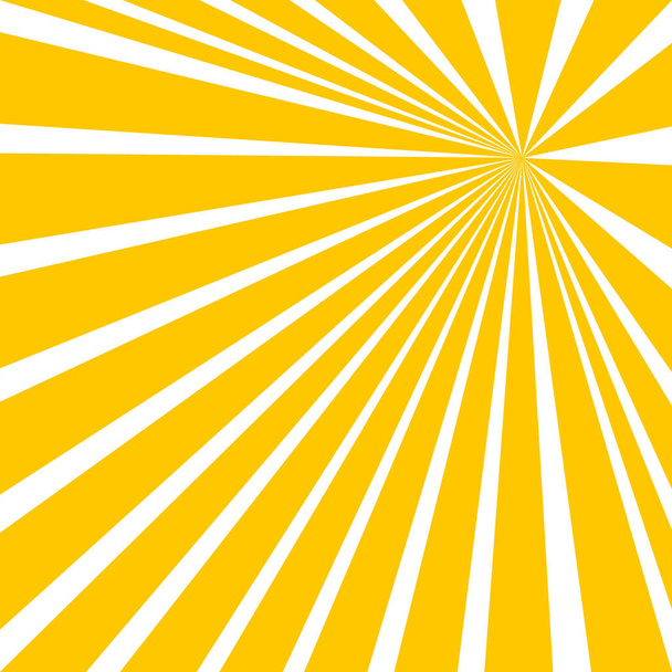 Sun beam ray sunburst pattern background - Vector, Image