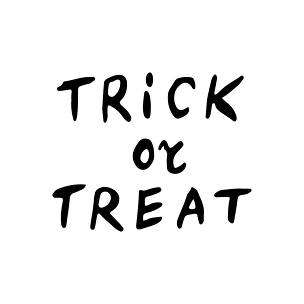 trick or treat of Halloween - Διάνυσμα, εικόνα