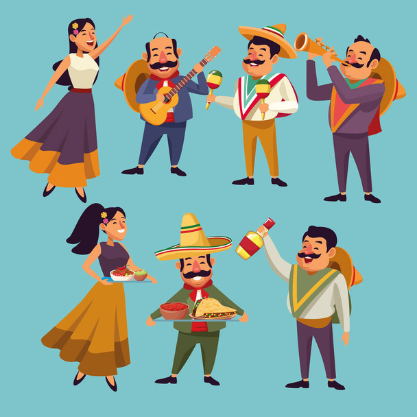 Cartoni animati nativi messicani
 - Vettoriali, immagini