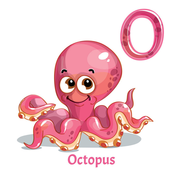 alphabet vectoriel lettre O. Octopus
 - Vecteur, image