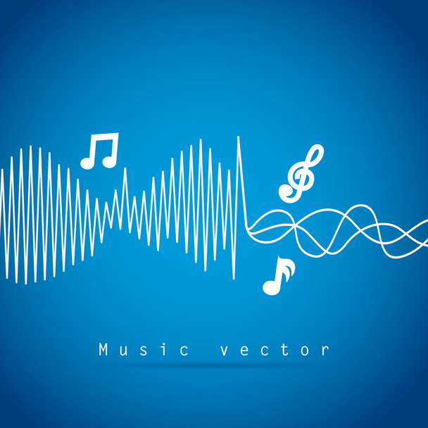 Musikdesign - Vektor, Bild