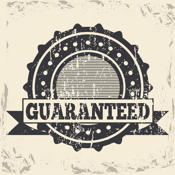 guaranteed seal - Vektor, kép