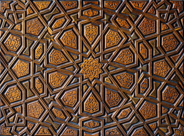 Ottomanische türkische Kunst mit geometrischen Mustern  - Foto, Bild