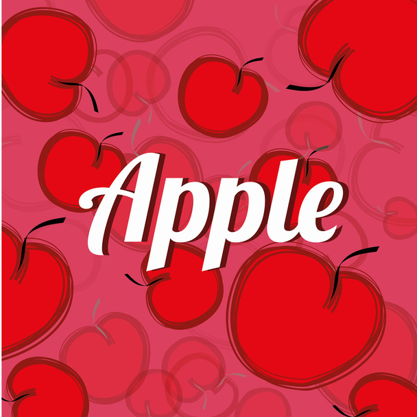 apple background - Вектор,изображение
