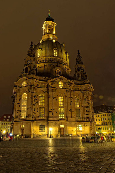 Frauenkirche em Dresden Saxónia
 - Foto, Imagem
