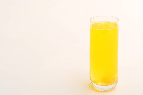 Healthy orange flavour vitamin drink - Photo, Image