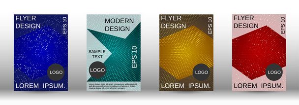 Set of modern abstract covers. - Vector, Imagen