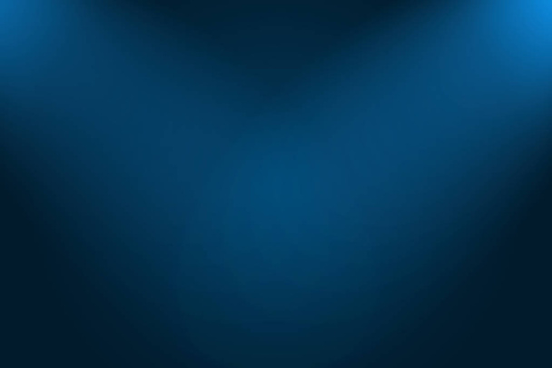 Resumo Gradiente de luxo Fundo azul. Azul escuro liso com vinheta preta Estúdio Banner. - Foto, Imagem