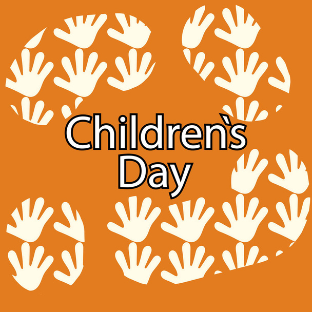 Dia Internacional da Criança, 1 de Junho, cartão de felicitações. Vetor
 - Vetor, Imagem