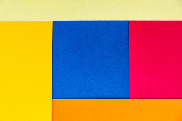 plain geometric graphic background with colored paper - Φωτογραφία, εικόνα