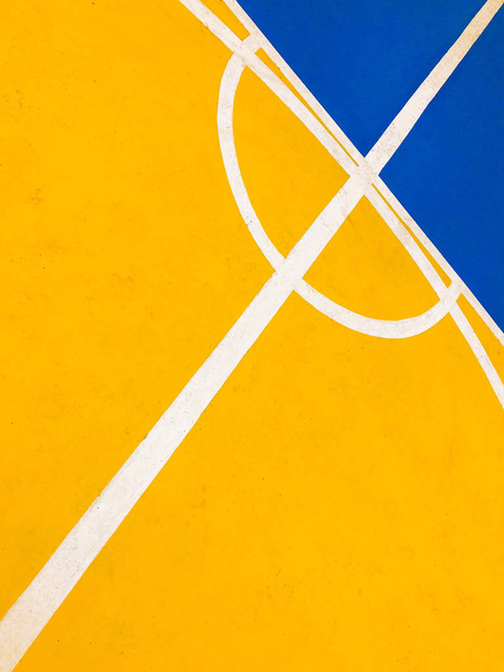 Renkli basketbol sahası zemin, Soyut renkli arka plan.  - Fotoğraf, Görsel