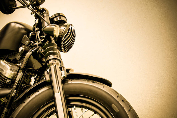 vintage Motorcycle detail - Φωτογραφία, εικόνα