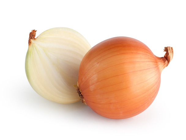 Onions isolated with clipping path - Photo, Image