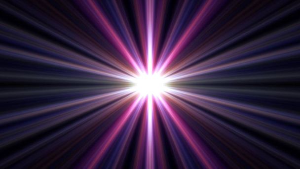 κεντρικό αστέρι λάμψη οπτικό φακό φωτοβολίδες λαμπερό bokeh εικονογράφηση τέχνη φόντο νέο φυσικό φωτισμό ακτίνες φωτός επίδραση πολύχρωμα φωτεινή εικόνα - Φωτογραφία, εικόνα
