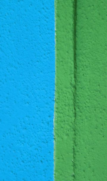 φόντο του τοίχου ενός σπιτιού με δύο χρώματα - Φωτογραφία, εικόνα