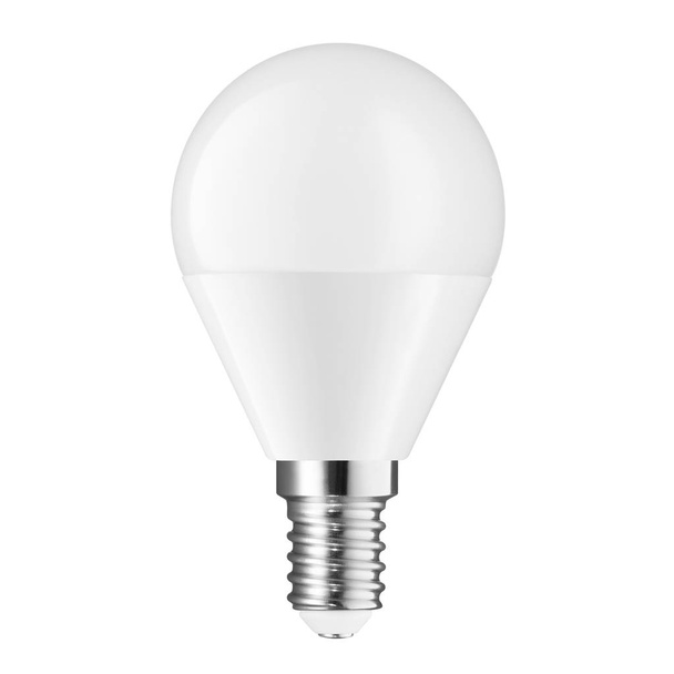 Glühbirne LED isoliert auf weißem Hintergrund - Foto, Bild