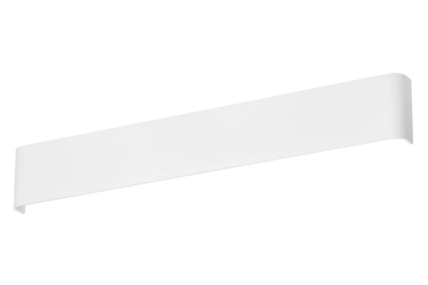Beyaz arka planda izole edilmiş basit, minimalist Led lamba - Fotoğraf, Görsel